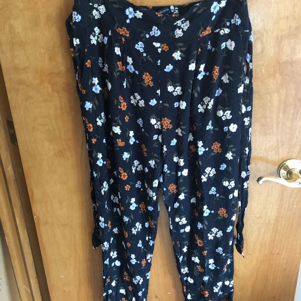 Navy, Flowy pants